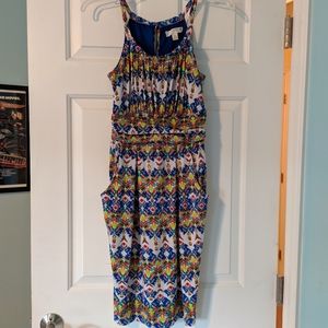 Kenar sexy colorful midi tulip pockets sundress 6